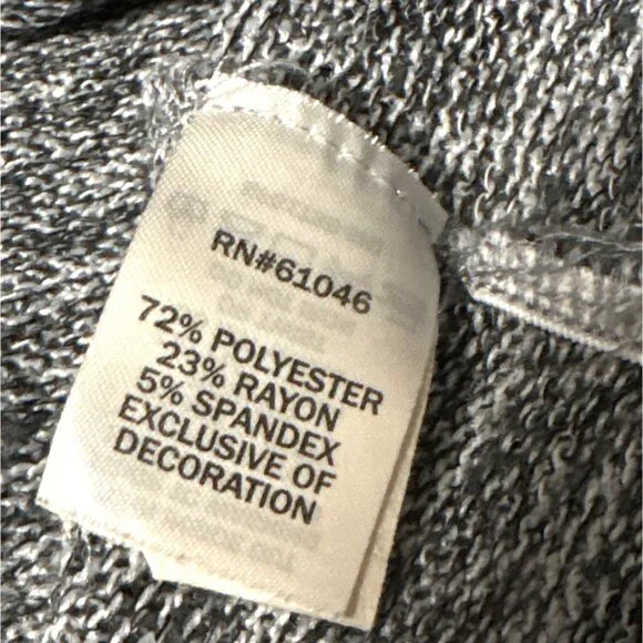 Vanity Textured Geometric Dolman Sleeve Knit Top Made In Usa - Picture 5 of 7